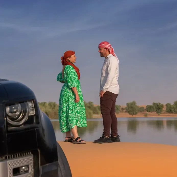 Platinum Conservation Drive and Luxury Breakfast at Al Maha